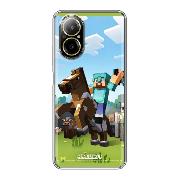 Чехол с рисунком «На коне» для Realme C67 Чехол с рисунком «На коне» для Realme C67