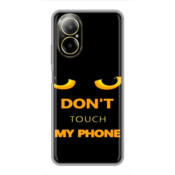 Чехол с рисунком «Не трогай мой телефон» для Realme C67 Чехол с рисунком «Не трогай мой телефон» для Realme C67