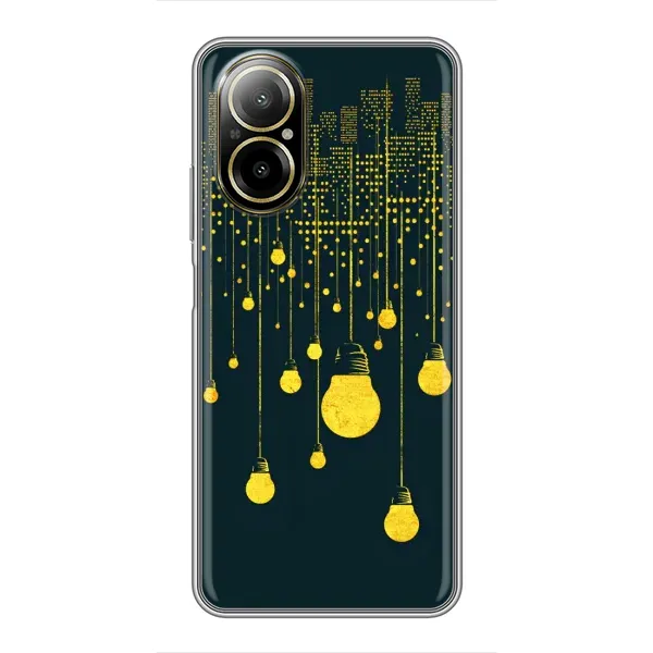 Чехол с рисунком «Ночной город» для Realme C67 Чехол с рисунком «Ночной город» для Realme C67