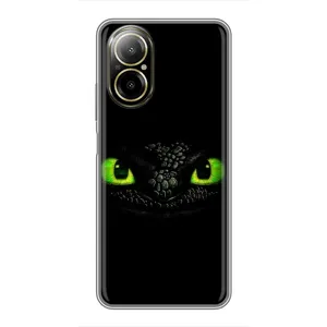 Чехол дракон Беззубик для Realme C67 (Глаза Беззубика)