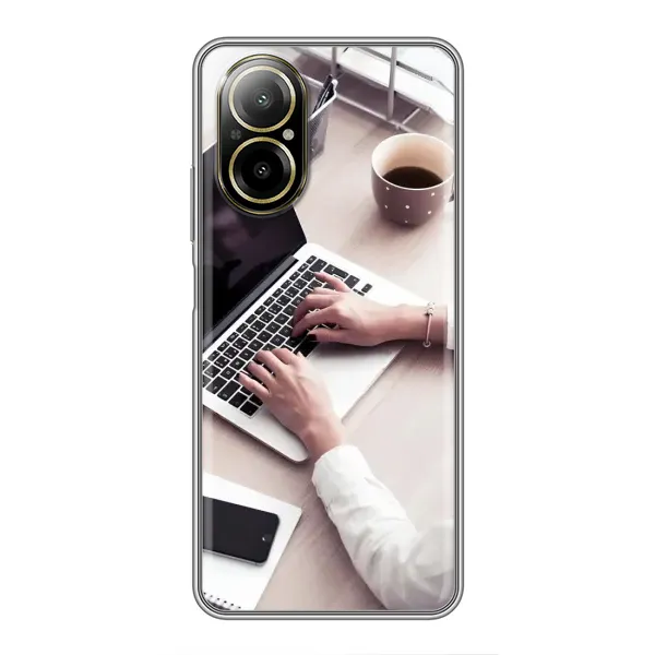 Чехол с рисунком «Офисный работник» для Realme C67 Чехол с рисунком «Офисный работник» для Realme C67