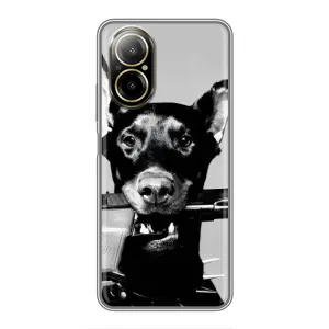 Чохол ДОБЕРМАН для Realme C67 (Небезпечний доберман)