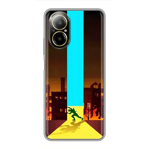 Чехол с рисунком «Освобождение» для Realme C67 Чехол с рисунком «Освобождение» для Realme C67