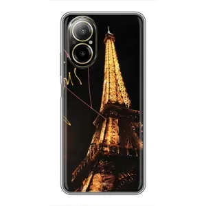 Чехол с Эйфелевой башней на Realme C67 (Paris)