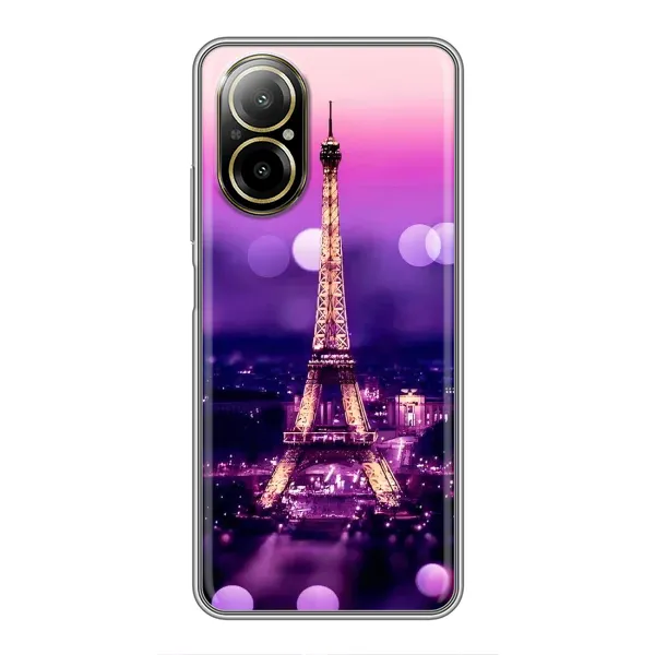 Чехол с рисунком «Париж башня» для Realme C67 Чехол с рисунком «Париж башня» для Realme C67