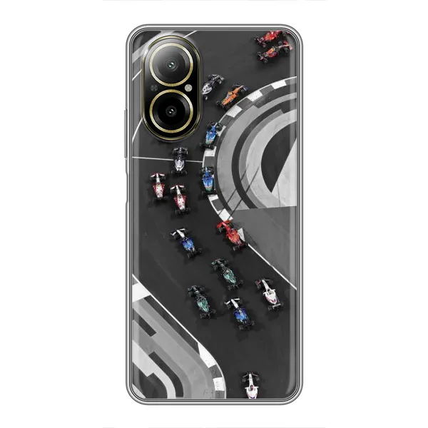 Чехол с рисунком «Гонки ф1» для Realme C67 Чехол с рисунком «Гонки ф1» для Realme C67