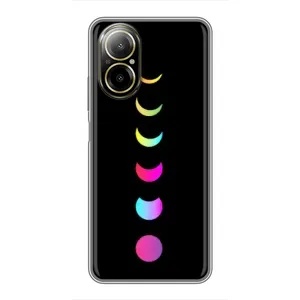 Чохол (ТПУ) з планетами на Realme C67 (Повнолуння)