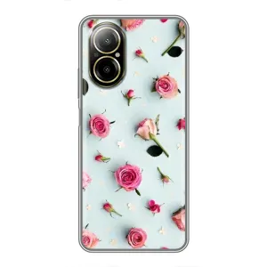 Чехлы с принтом Розочки для Realme C67 (Разные цветы)