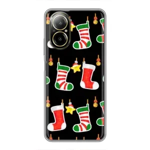 Силіконовий бампер на різдво для Realme C67 (Різдвяні подарунки)