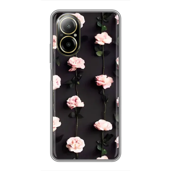 Чехол с рисунком «Розы» для Realme C67