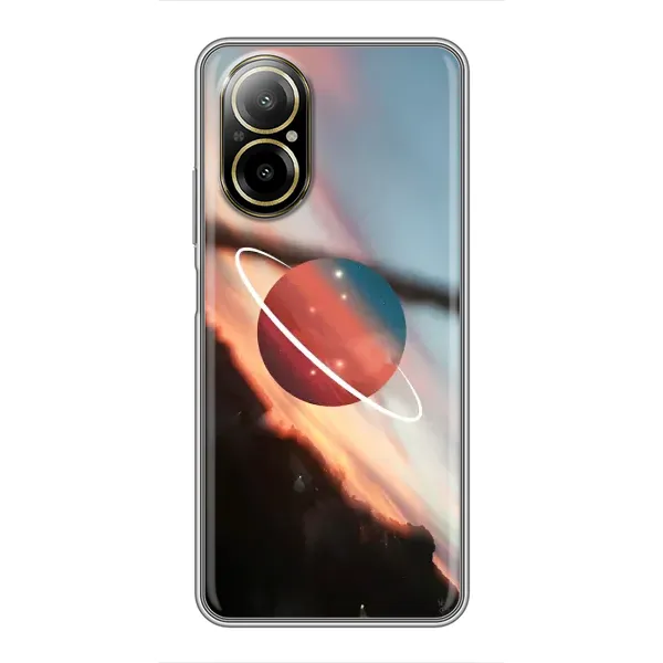 Чехол с рисунком «Сатурн» для Realme C67 Чехол с рисунком «Сатурн» для Realme C67
