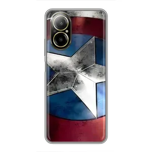 Чехол с Щитом Капитана Америки на Realme C67 (Щит Капитана Америки)