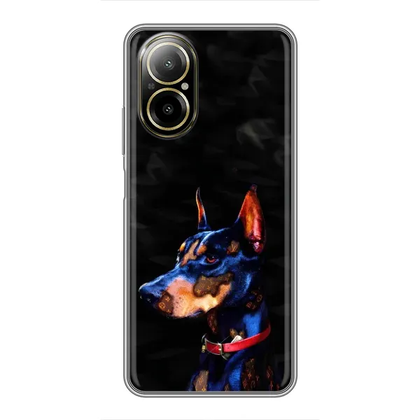 Чехол с рисунком «Собака Мопс» для Realme C67 Чехол с рисунком «Собака Мопс» для Realme C67