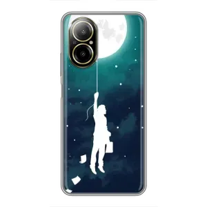 Чохол (ТПУ) з планетами на Realme C67 (To The moon)