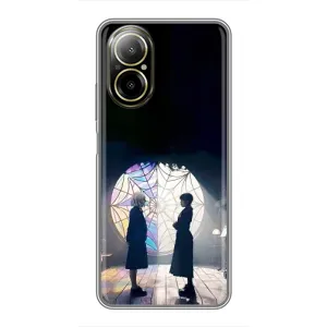 Чехлы с принтом Уэнсдей на Realme C67 (Уэнсдей и Энди)