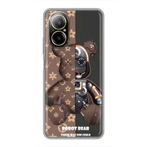 Силиконовый чехол для Realme C67 (Медмедь Луи Виттон)