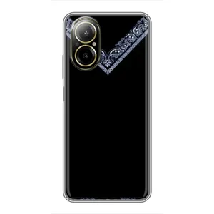 Силиконовый Чехол на Realme C67 (Воротник вышиванки)