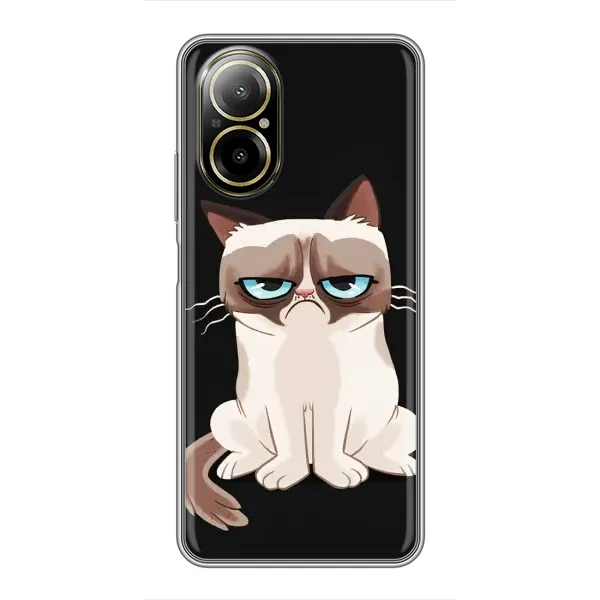 Чехол с рисунком «Взгляд кота» для Realme C67