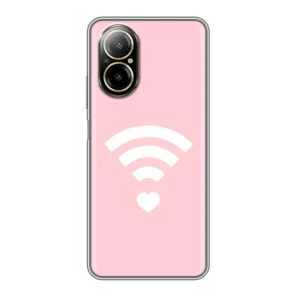 Чехол с рисунком «WiFi Love» для Realme C67 Чехол с рисунком «WiFi Love» для Realme C67
