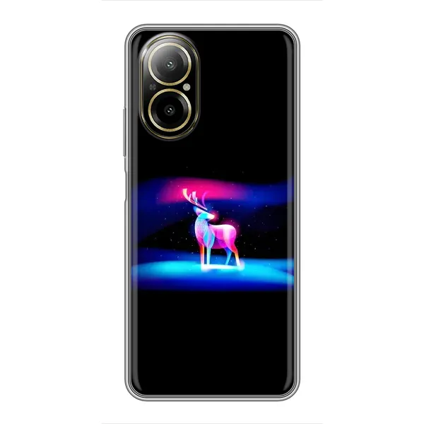 Чехол с рисунком «Яркий олень» для Realme C67 Чехол с рисунком «Яркий олень» для Realme C67