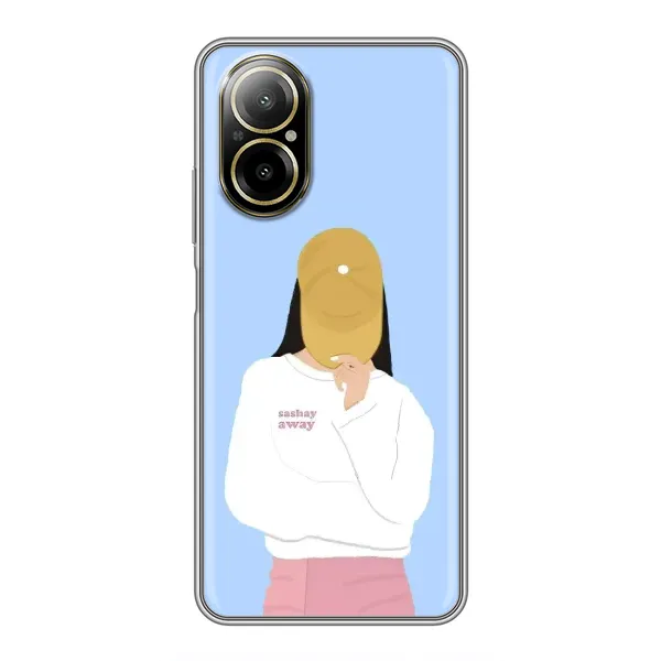 Чехол с рисунком «Желтая кепка» для Realme C67 Чехол с рисунком «Желтая кепка» для Realme C67