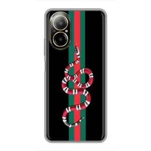 Чехлы Бренд GUCCI для Realme C67 (Змей Гуччи)
