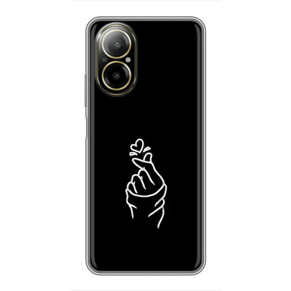 Чехол с рисунком «Знак Сердечка» для Realme C67 Чехол с рисунком «Знак Сердечка» для Realme C67