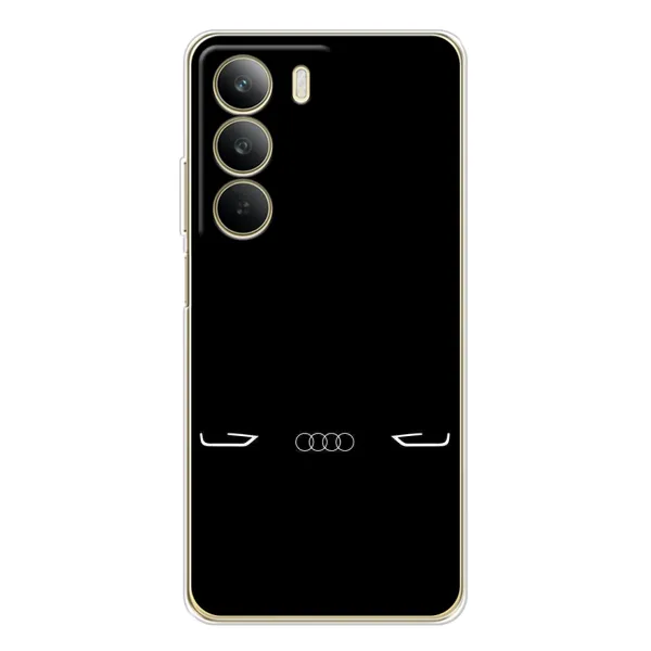 Чехол с рисунком «Силует Audi» для Realme C71