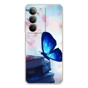 Силіконовий бампер з картинкою звірів для Realme C71 (Метелик синій)