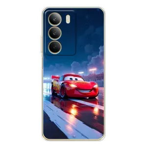 Чехол с принтом Маквин для Realme C71 (Ночной Маквин Тачки)