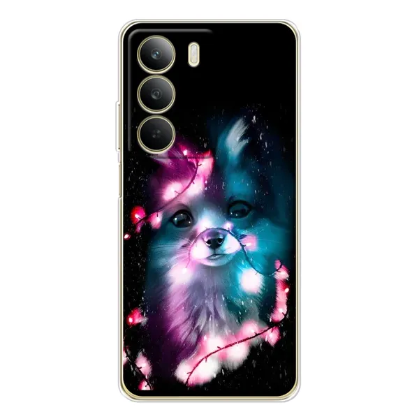 Чехол с рисунком «Черная Лиса» для Realme C71 Чехол с рисунком «Черная Лиса» для Realme C71