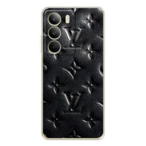 Текстурный Чехол Louis Vuitton для С71 (Черный ЛВ)
