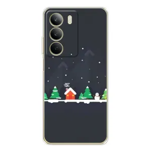 Силиконовый бампер на рождество для Realme C71