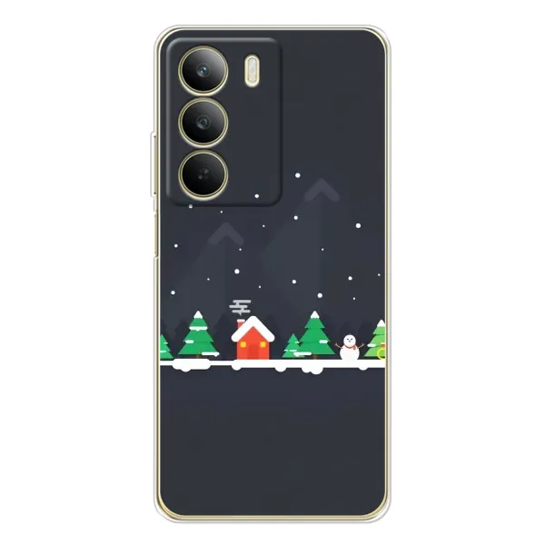 Чехол с рисунком «Город зимний» для Realme C71 Чехол с рисунком «Город зимний» для Realme C71