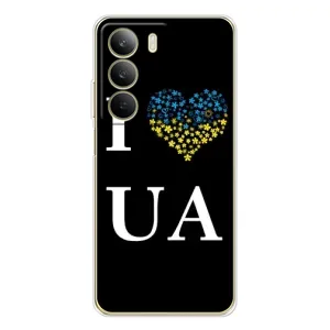 Силиконовый Чехол на Realme C71 (Я-Украина) (I Love UA)