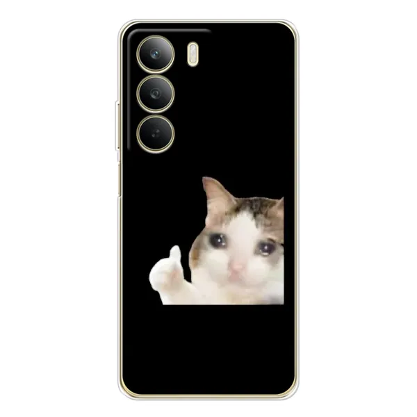 Чехол с рисунком «Кот в слезах» для Realme C71 Чехол с рисунком «Кот в слезах» для Realme C71