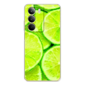 Чехол с изображением вкусной еды для Realme C71 (Лайм)