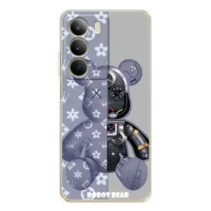Силиконовый чехол для Realme C71 (Медведь Louis Vuitton)