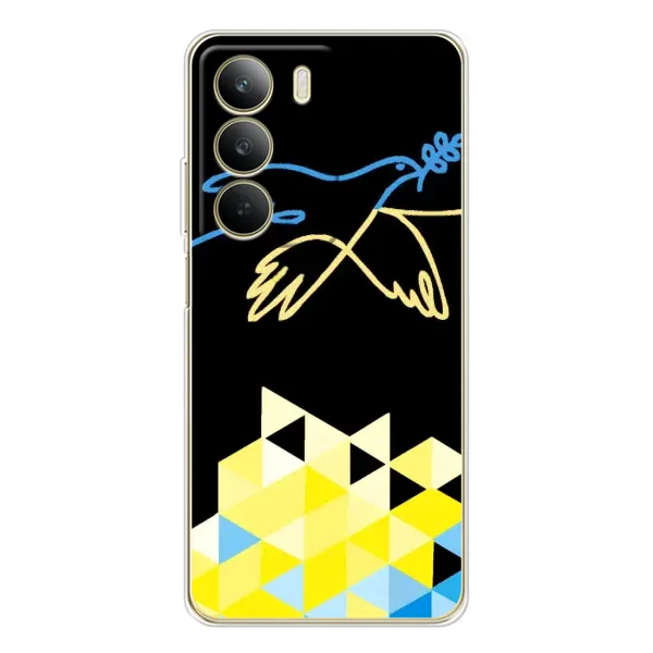 Чехол с рисунком «Мир для Украины» для Realme C71 Чехол с рисунком «Мир для Украины» для Realme C71