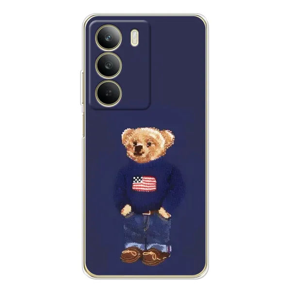 Чехол с рисунком «Мишка USA» для Realme C71