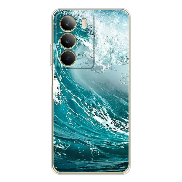 Чехол с рисунком «Морская волна» для Realme C71