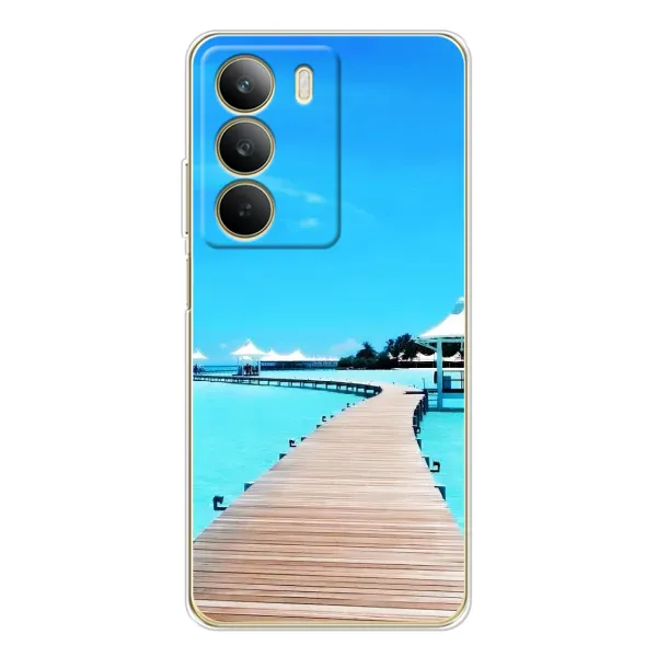 Чехол с рисунком «Набережная» для Realme C71