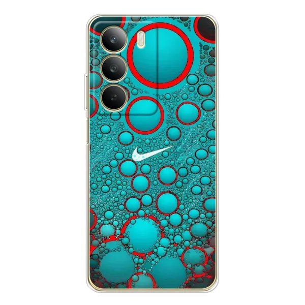 Чехол с рисунком «Найк зеленый» для Realme C71 Чехол с рисунком «Найк зеленый» для Realme C71