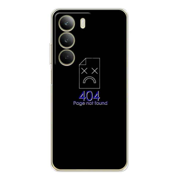 Чехол с рисунком «Ошибка 404» для Realme C71