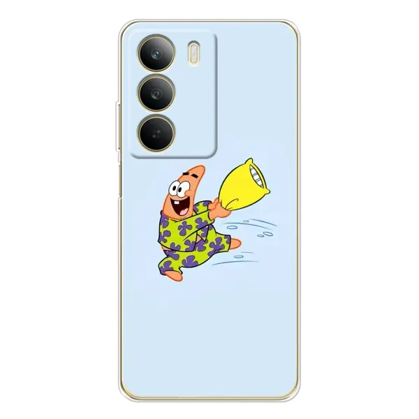 Чехол с рисунком «Патрик с подушкой» для Realme C71