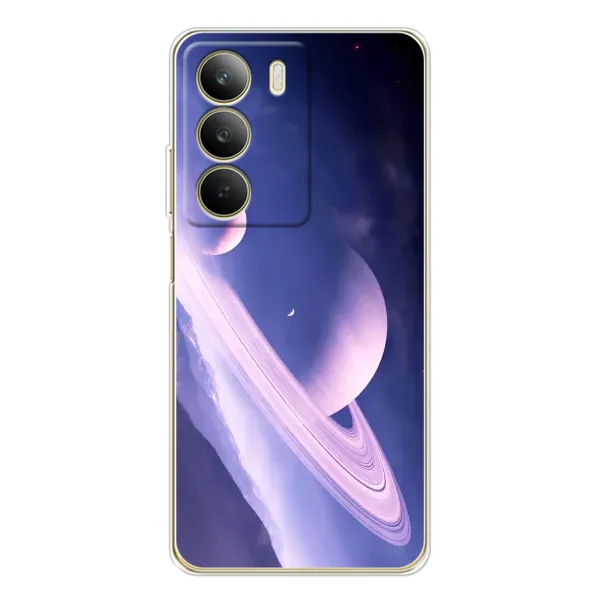 Чехол с рисунком «Планета в космосе» для Realme C71