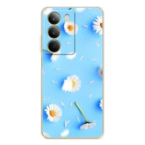 Чехол с рисунком «ромашки на голубом» для Realme C71