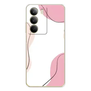 Чехол с рисунком «Розовый фон» для Realme C71