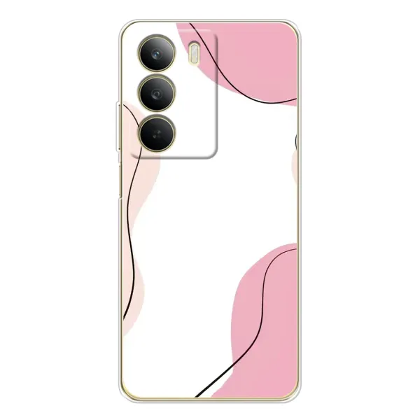 Чехол с рисунком «Розовый фон» для Realme C71 Чехол с рисунком «Розовый фон» для Realme C71