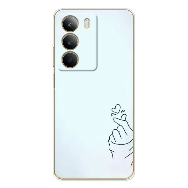 Чехол с рисунком «Сердце на голубом» для Realme C71 Чехол с рисунком «Сердце на голубом» для Realme C71
